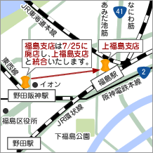 上福島支店・福島支店の周辺地図